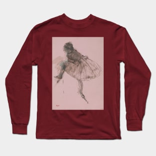 Study of a Ballet Dancer (recto); Two Studies of Dancers (verso) Long Sleeve T-Shirt